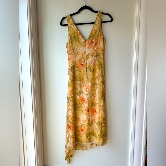 Vintage Rickie Freeman 100% Silk Dress 6 - Picture 2 of 4